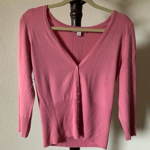 Pink cardigan